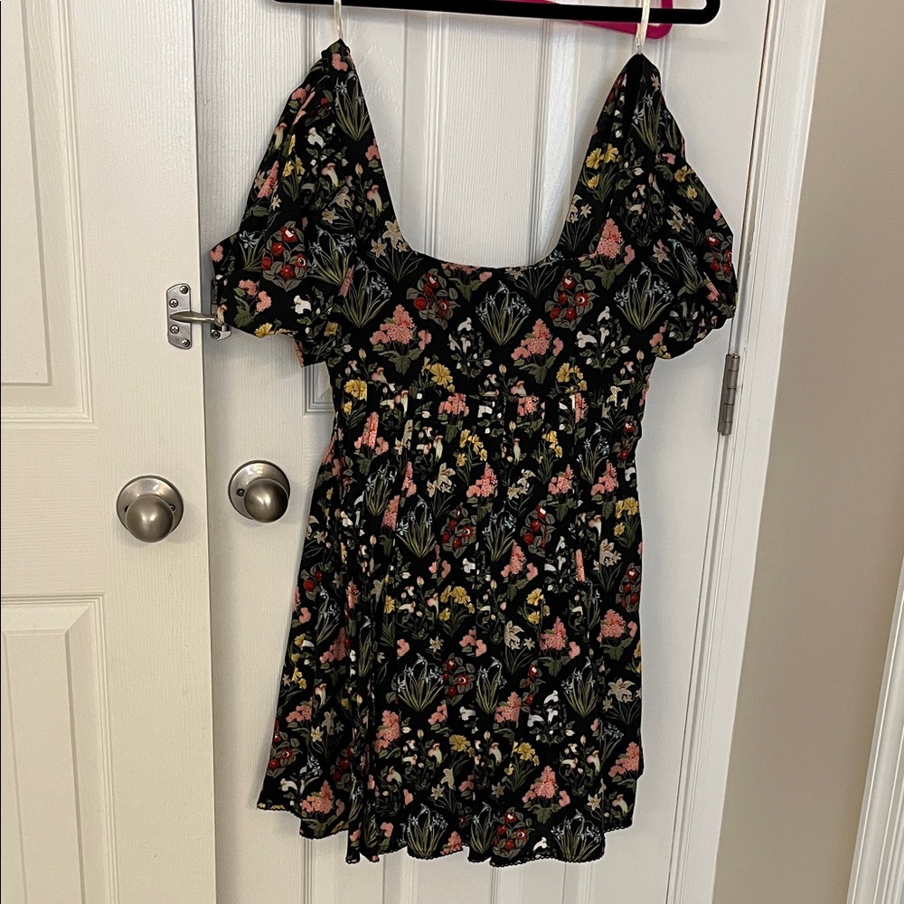 Agua by agua  Bendita Black Floral Dress